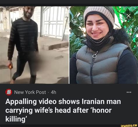 Shocking video shows Iranian man carrying wife’s head after。